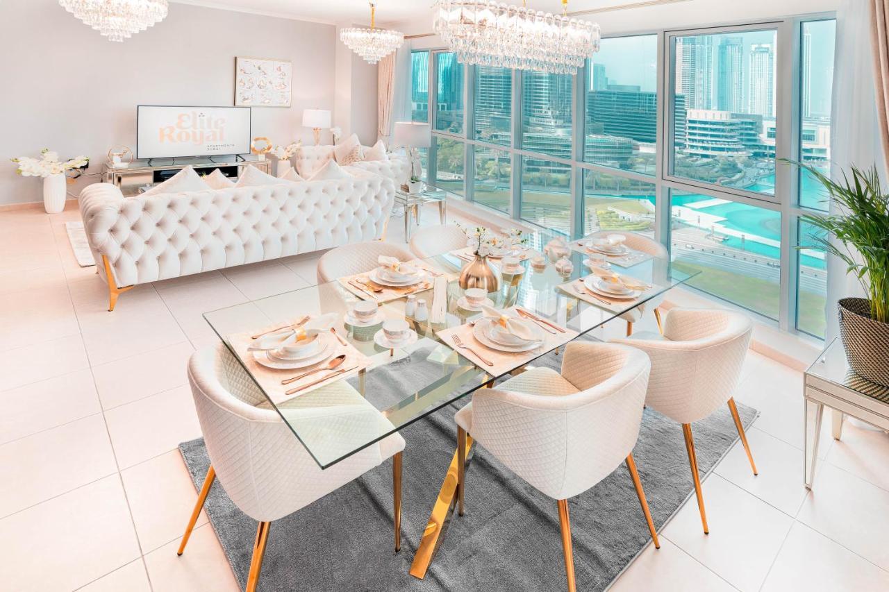 Elite Royal Apartment - Full Burj Khalifa And Fountain View - The Royal Dubai Buitenkant foto