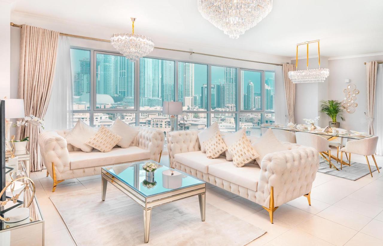 Elite Royal Apartment - Full Burj Khalifa And Fountain View - The Royal Dubai Buitenkant foto